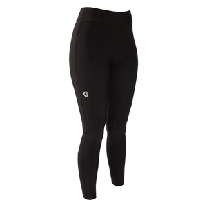 Damskie legginsy jeździeckie z kolanowym lejem silikonowym Kentucky Ridingwear Riding Legging Classic