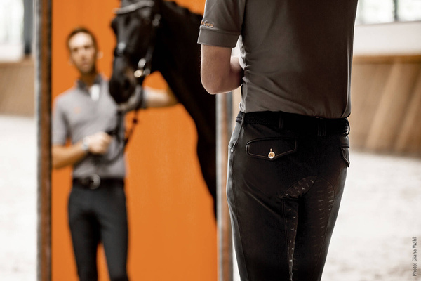 Bryczesy męskie z pełnym lejem silikonowym Schockemöhle Sports Hero