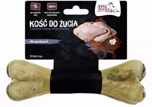 Kość do żucia dla psa Syta Micha - Bażant z jagodami, wanilią i lawendą.