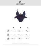 Nauszniki klasyczne Kentucky Horsewear Velvet - PONY