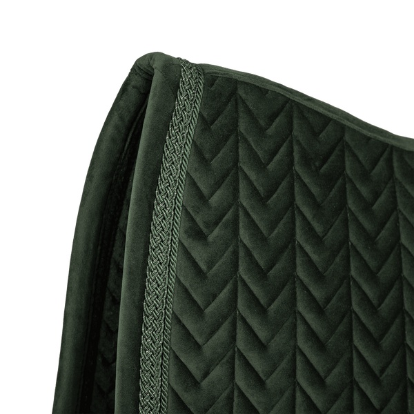 Czaprak ujeżdżeniowy Kentucky Horsewear Velvet Fishbone Plaited Glitter Rope
