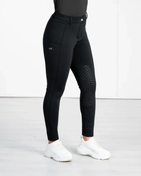 Bryczesy zimowe z pełnym lejem silikonowym FAGER North