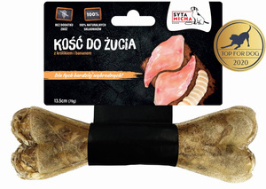 Kość do żucia dla psa Syta Micha - Królik z bananem MAXXI