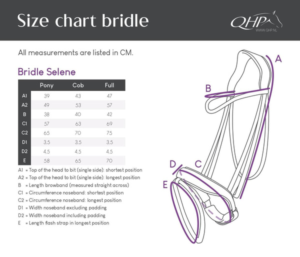 Ogłowie anatomiczne z nachrapnikiem szwedzkim QHP Selene