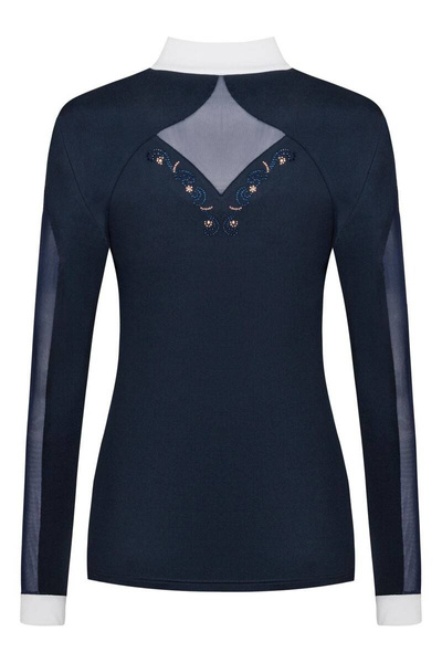 Koszula konkursowa z długim rękawem Fair Play Cathrine Rosegold