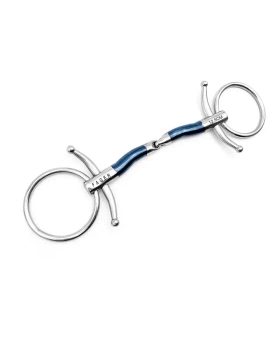 Wędzidło zwykłe z krótkimi wąsami FAGER Gustav - pojedynczo łamane