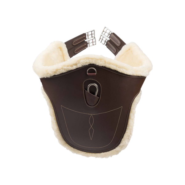 Popręg z fartuchem i futrem Kentucky Horsewear