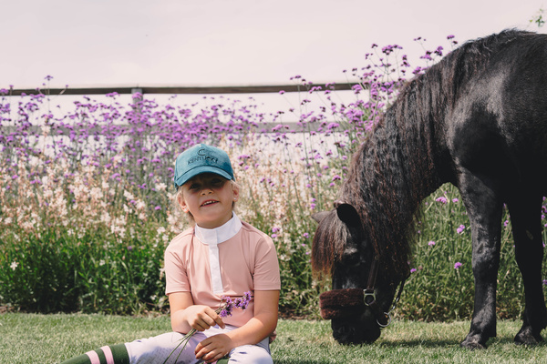 Czapka z daszkiem Kentucky Ridingwear Velvet - dziecięca