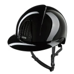 Kask jeździecki z szerokim daszkiem KEP Italia Smart Nova Polish Black