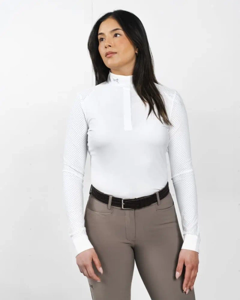 Koszula konkursowa z długim rękawem FAGER Nathalie