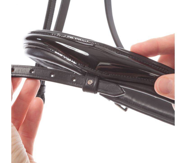 Ogłowie z nachrapnikiem szwedzkim Kavalkade Reyna