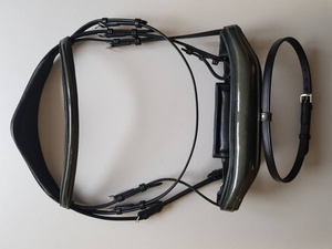 Ogłowie z nachrapnikiem szwedzkim EQ.QUEEN Ganymede