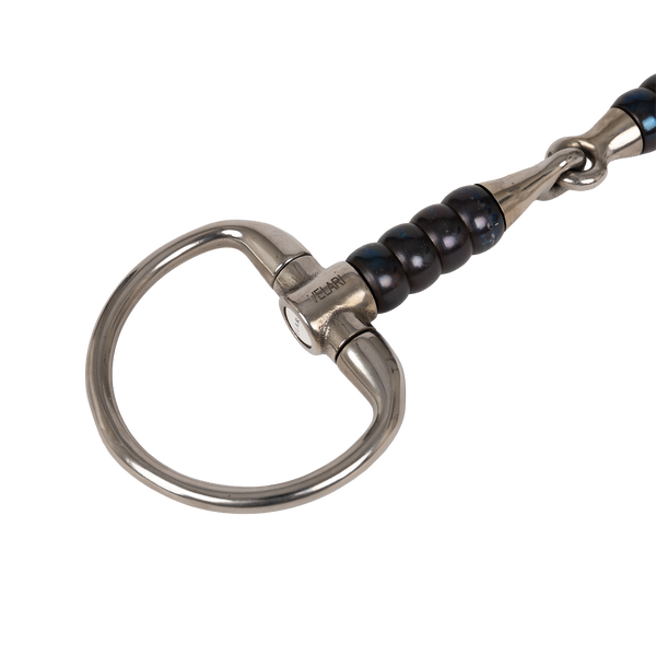 Wędzidło oliwkowe Velari – pojedynczo łamane Cherry Roller Sweet Iron