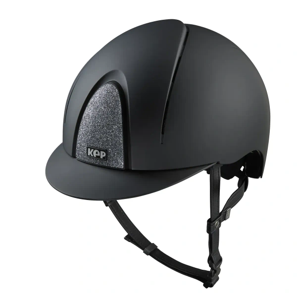 Kask jeździecki KEP Italia Smart Nova Textile Black Star Silver