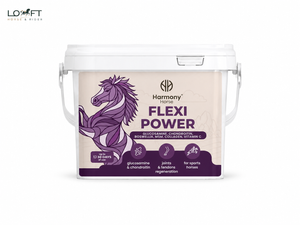 Kompleksowy suplement wspierający stawy i aparat ruchu koni Harmony Horse Flexi Power