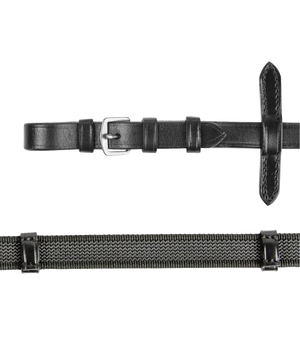 Wodze ogumowane ze stoperami Waldhausen Anti-Slip