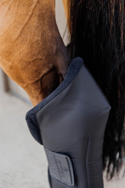Ochraniacze stajenno-transportowe z osłoną stawu skokowego Kentucky Horsewear Stable Boots PROtect Long Hind with Hook Protection