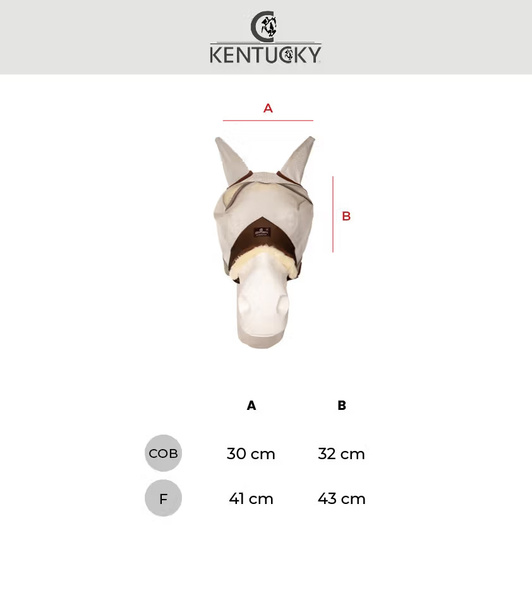 Maska przeciw owadom z uszami Kentucky Horsewear Classic