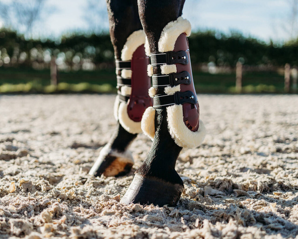 Ochraniacze przednie z futrem QHP Ontario