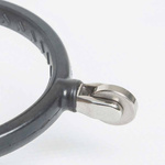 Ostrogi damskie z kółkiem pionowym 4mm Metalab