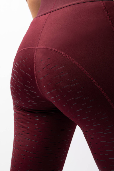 Legginsy zimowe z pełnym lejem silikonowym Horze Maia