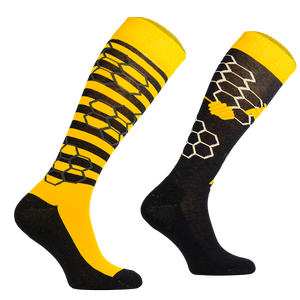 Podkolanówki jeździeckie Comodo Funny Design - Plaster miodu