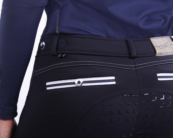 Bryczesy softshell z pełnym lejem silikonowym QHP Emma