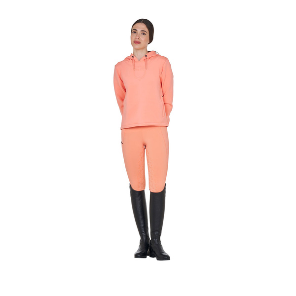 Bluza damska z kapturem Equestro Cut Out Hoodie