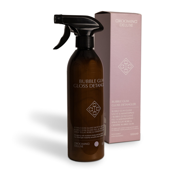 Spray do pielęgnacji grzywy, ogona i sierści Grooming Deluxe Bubble Gum Gloss Detangler