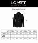 Dziewczęcy frak konkursowy Kentucky Ridingwear Paris