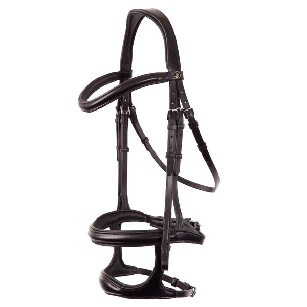 Ogłowie z podwójnym nachrapnikiem BR Bath