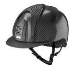 Kask jeździecki KEP Italia E-Light Carbon Polish 3 Black Matt Inserts
