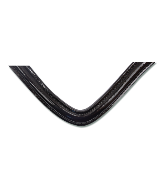 Ogłowie z nachrapnikiem szwedzkim Waldhausen S-Line Blackshine