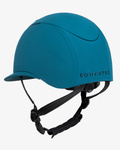 Kask jeździecki z szerokim daszkiem Equestro Embossed logo