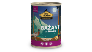 Karma mokra dla psów Pokusa Feel The Wild - Bażant ze śliwką