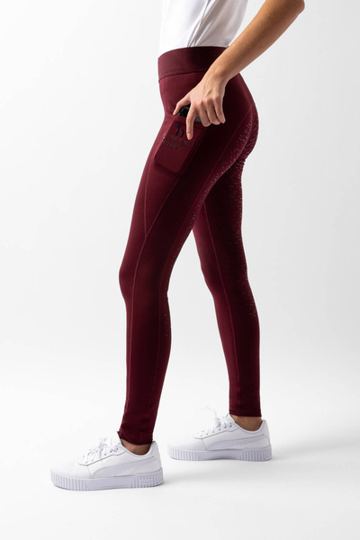 Legginsy zimowe z pełnym lejem silikonowym Horze Maia