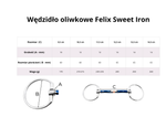 Wędzidło oliwkowe FAGER Felix - pojedynczo łamane