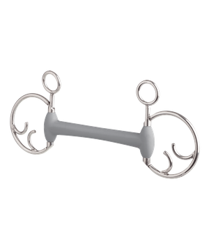 Kimblewick oliwkowy Beris Eggbutt - prosty