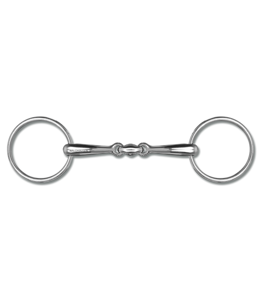 Wędzidło zwykłe Waldhausen - podwójnie łamane