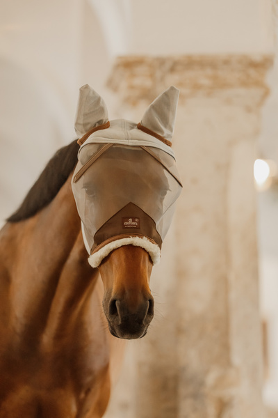 Maska przeciw owadom z futerkiem Kentucky Horsewear Skin Friendly