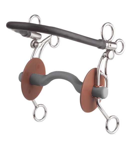 Tandem ze skórzanym nachrapnikiem Beris US - językowy