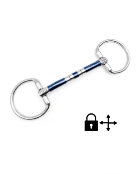 Wędzidło oliwkowe FAGER Niklas Sweet Iron - podwójnie łamane