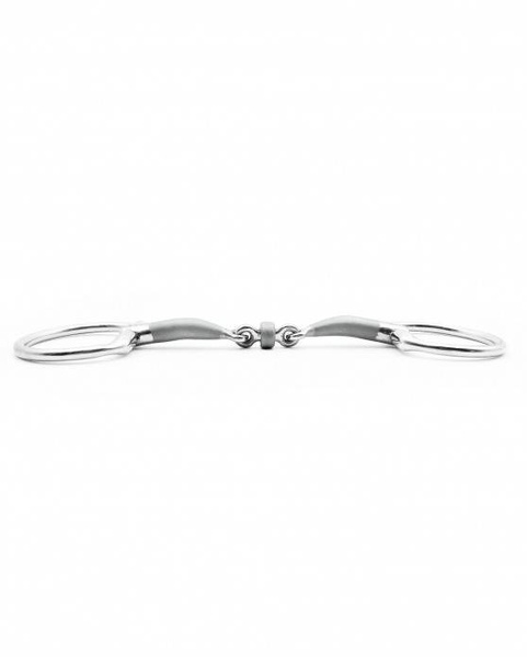 Wędzidło oliwkowe FAGER Jacob Sweet Iron - podwójnie łamane