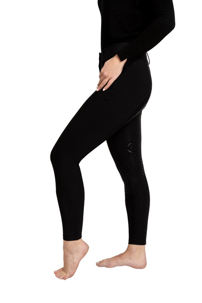 Damskie legginsy jeździeckie z pełnym lejem silikonowym Kentucky Ridingwear Riding Legging Classic