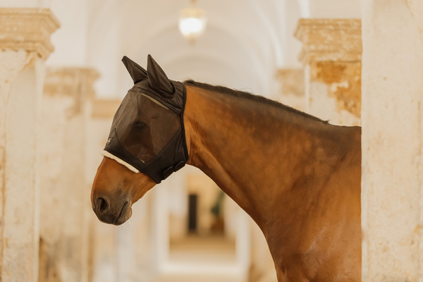 Maska przeciw owadom z futerkiem Kentucky Horsewear Skin Friendly