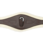 Popręg anatomiczny z futrem Kavalkade Foster Faux fur