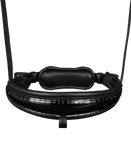 Ogłowie z nachrapnikiem szwedzkim Waldhausen S-Line Double Magic