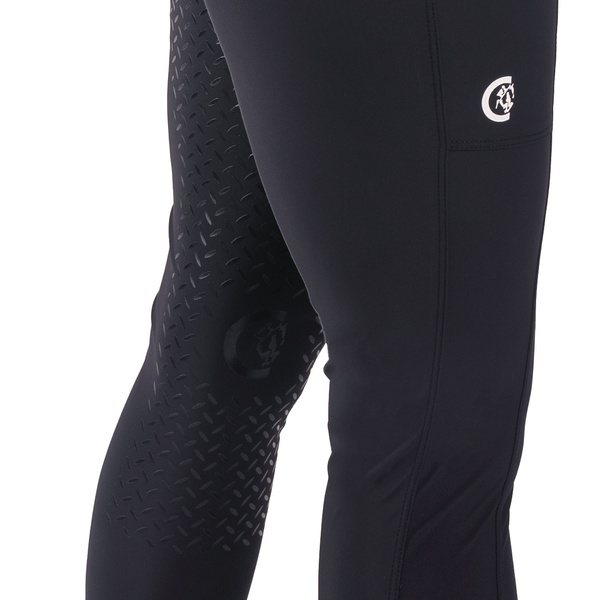 Damskie legginsy jeździeckie z pełnym lejem silikonowym Kentucky Ridingwear Riding Legging Classic