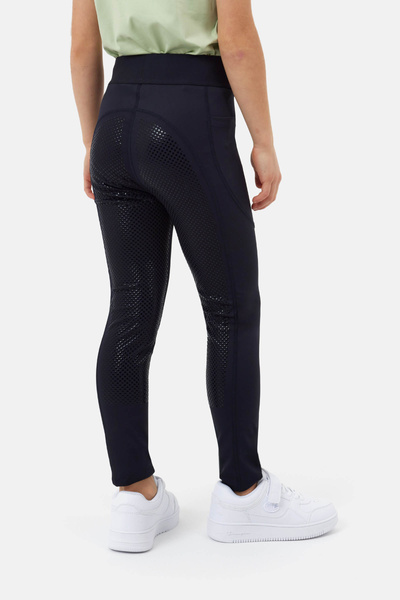 Legginsy młodzieżowe z pełnym lejem silikonowym HORZE Young Rider Maia