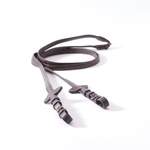 Wodze skórzane ze stoperami Kavalkade - szerokość 16 mm